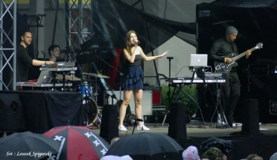 Monika Lewczuk na Światowym Zjeżdzie Kaszubów Rumia 2017 fot. Leszek Spigarski