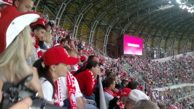 Kibice podczas meczu Polska-Niemcy