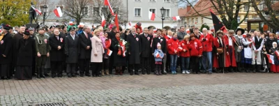 Biało-czerwona parada niepodległościowa w Wejherowie