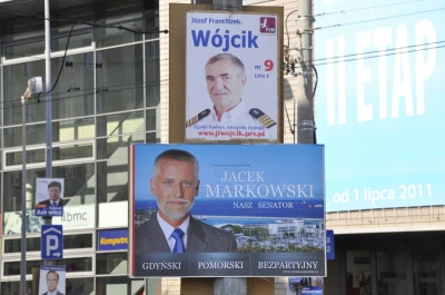 Plakaty wyborcze zasypały trójmiasto