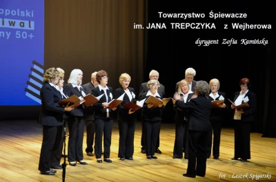Wejherowo: Gala I Ogólnopolskiego Festiwalu Chóralnego 50+ (fot. Leszek Spigarski)