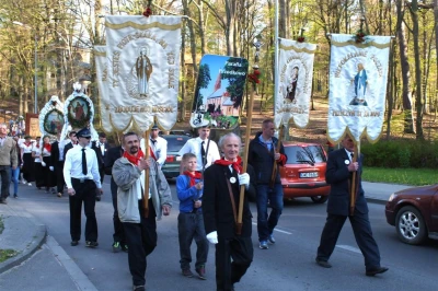 Pielgrzymi z Kościerzyny, Przodkowa, Żukowa i Grzybna dotarli do Wejherowa fot. Leszek Spigarski