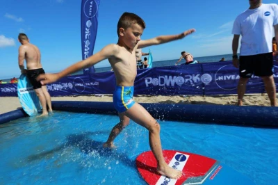 Podwórko NIVEA na plaży we Władysławowie,14- 16 lipca 2017
