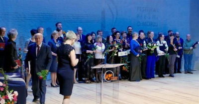 Finał XXIII Festiwalu Pieśni o Morzu fot.  Leszek Spigarski