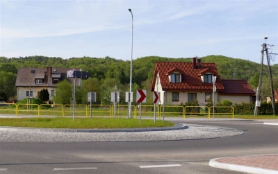 Wejherowskie rondo przed nadaniem imienia 'Gryfa Pomorskiego' - fot. Leszek Spigarski.