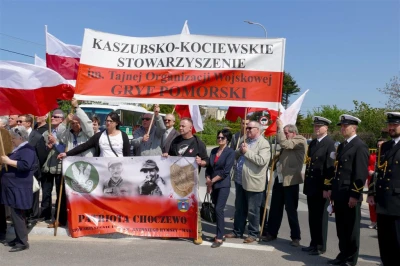 Rondo Tajnej Organizacji Wojskowej Gryf Pomorski – uroczyste otwarcie – fot. Leszek Spigarski
