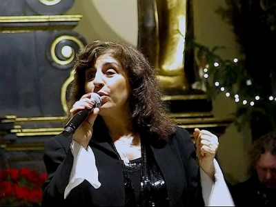Koncert Eleni z chórem migowym. Rok 2012 fot. Leszek Spigarski