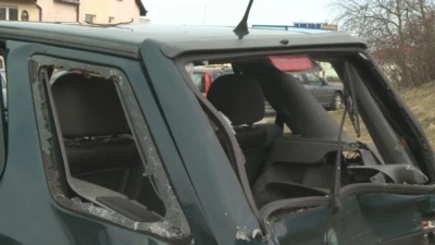 Władysławowo: Radiowóz zepchnął auto