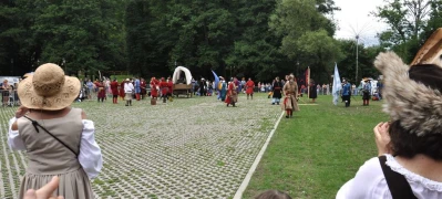 Rekonstrukcja historyczna 2016. Atak na taborowy wóz kupiecki fot. Leszek Spigarski