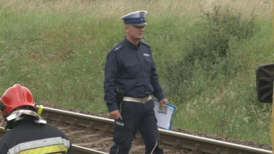 Wypadek na torach we Władysławowie