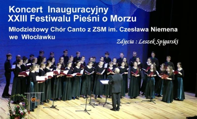 Koncert Inauguracyjny XXIII Festiwalu Pieśni o Morzu fot. Leszek Spigarski