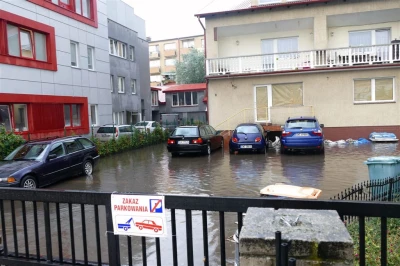 Ulewa w Wejherowie