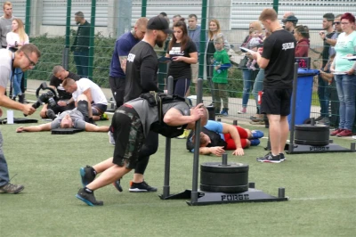 Wejher Cross Games 2017, półfinał – sanie i kamizelka, fot. Leszek Spigarski