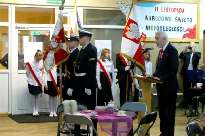 Powiatowo - miejskie obchody Narodowego Święta Niepodległości w obiektywie Leszka Spigarskiego