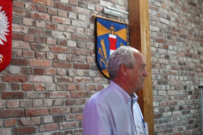 Dr Patrick Moore na spotkaniu w Choczewie