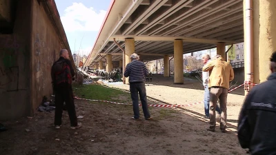 Wypadek tira i trolejbusa w Gdyni