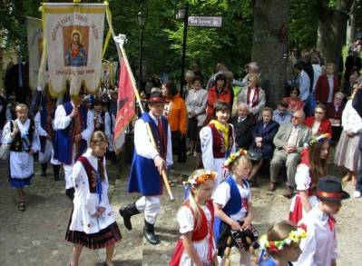 Uroczystości odpustowe na Kalwarii fot. Leszek Spigarski