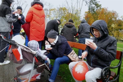 Finał Parady Niepodległości 2017 w Wejherowie - fot. Leszek Spigarski