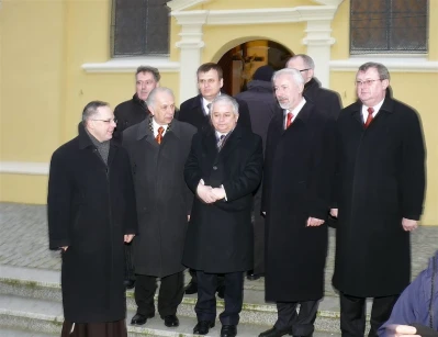 Prezydent Lech Kaczyński w Wejherowie - 2009 rok