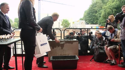 Wmurowanie kamienia węgielnego pod Gdyńskie Centrum Filmowe