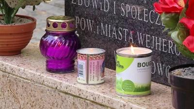 Wizyta rodzin biorących udział w Marszu Śmierci