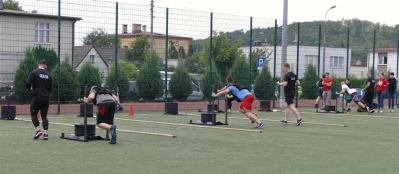 Wejher Cross Games 2017, półfinał – sanie i kamizelka, fot. Leszek Spigarski