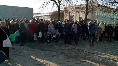 Darmowe jabłka w Wejherowie - 27.01.2017 - fot. TTM