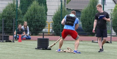 Wejher Cross Games 2017, półfinał – sanie i kamizelka, fot. Leszek Spigarski