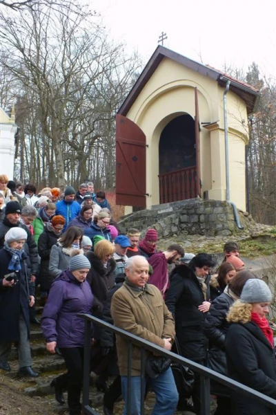 Inscenizacja Misterium - Droga Pojmania po raz pierwszy na Kalwarii Wejherowskiej fot. Leszek Spigarski