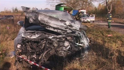 Tragiczny wypadek w Łężycach