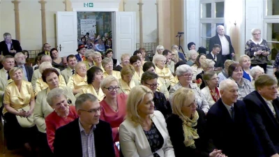 Benefis Edmunda Szymikowskiego w Muzeum PiMK-P – 65 lat z haftem kaszubskim. Fot – Leszek Spigarski