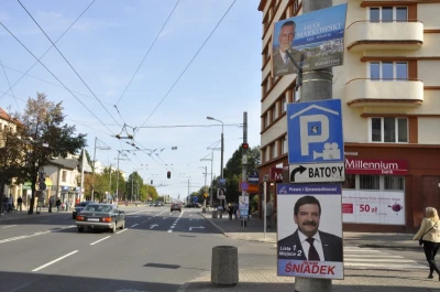 Plakaty wyborcze zasypały trójmiasto