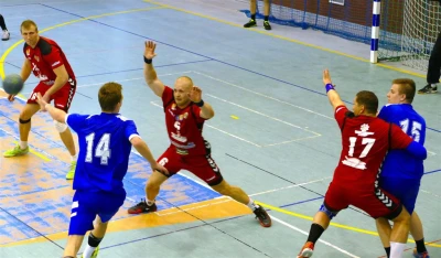 Tytani Wejherowo kontra Wybrzeże Gdańsk (35 : 30) - fot. Leszek Spigarski.