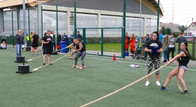 Wejher Cross Games 2017, półfinał – sanie i kamizelka, fot. Leszek Spigarski