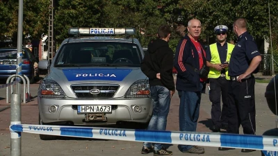 Widoczny pieszy kierowcę cieszy