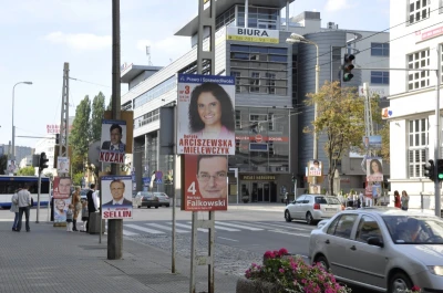 Plakaty wyborcze zasypały trójmiasto