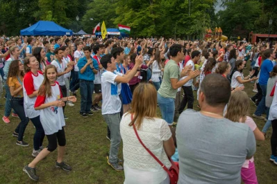 Bolszewo żegna pielgrzymów (fot. Szymon i Grzegorz Bury )