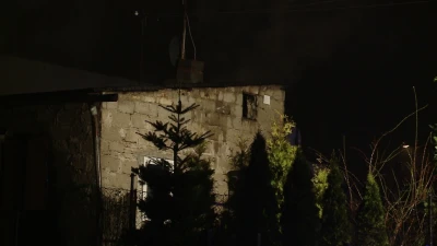 Pożar na ulicy Stefczyka w Wejherowie