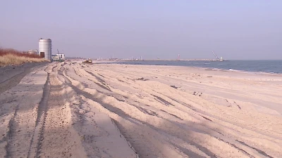 Półwysep Helski: Zniszczone po sztormach plaże - 2.02.2017 fot. TTM