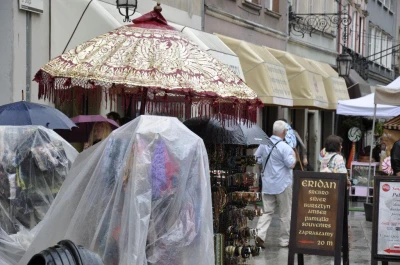 Gdańsk: Deszczowy Jarmark św. Dominika