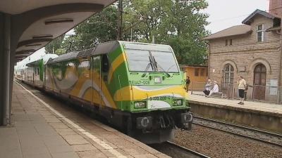 Pociąg Słoneczny w Wejherowie