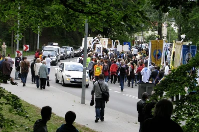 Wejherowo: Przywitanie pielgrzymek
