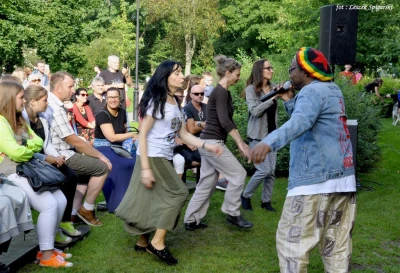 The Rockas Roots Reggae – wejherowski park miejski, fot. Leszek Spigarski.