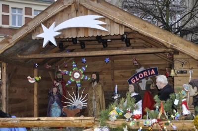 Osłonięcie Szopki Bożonarodzeniowej
