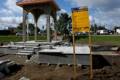 Budowa Bramy Piaśnickiej