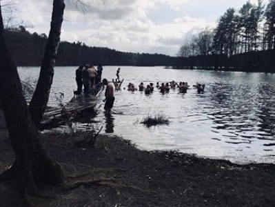 Zakończenie sezonu morsowego nad Jeziorem Dobre