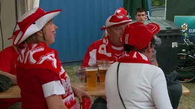 Strefa kibica w Luzinie. Mecz Polska-Czechy