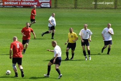 Księża i samorządowcy - mecz na Wzgórzu Wolności, fot. Leszek Spigarski