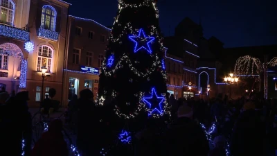 Mikołajki na rynku w Wejherowie