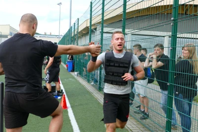 Wejher Cross Games 2017, półfinał – sanie i kamizelka, fot. Leszek Spigarski